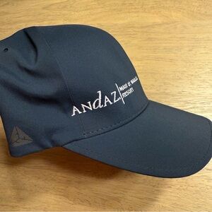 Andaz Maui at Wilea Resort Hat Navy Blue EUC